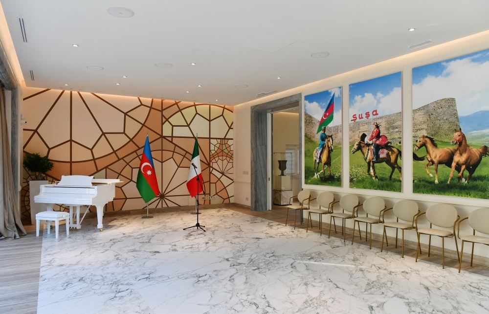 President Ilham Aliyev attends inauguration of new building of Azerbaijani Embassy in Italy (PHOTO/VIDEO)