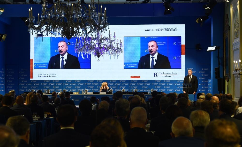 Indicator of President Ilham Aliyev's growing authority - Cernobbio International Forum's summary