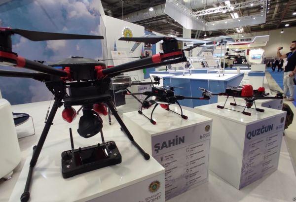 Azerbaijan exhibits number of UAVs at ADEX-2022 (PHOTO)