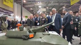 Azerbaijani defense minister, chief of Turkish Armed Forces' General Staff visit ADEX exhibition (PHOTO)