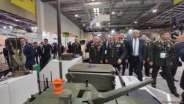 Azerbaijani defense minister, chief of Turkish Armed Forces' General Staff visit ADEX exhibition (PHOTO)