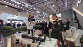 Azerbaijani defense minister, chief of Turkish Armed Forces' General Staff visit ADEX exhibition (PHOTO)