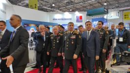 Azerbaijani defense minister, chief of Turkish Armed Forces' General Staff visit ADEX exhibition (PHOTO)