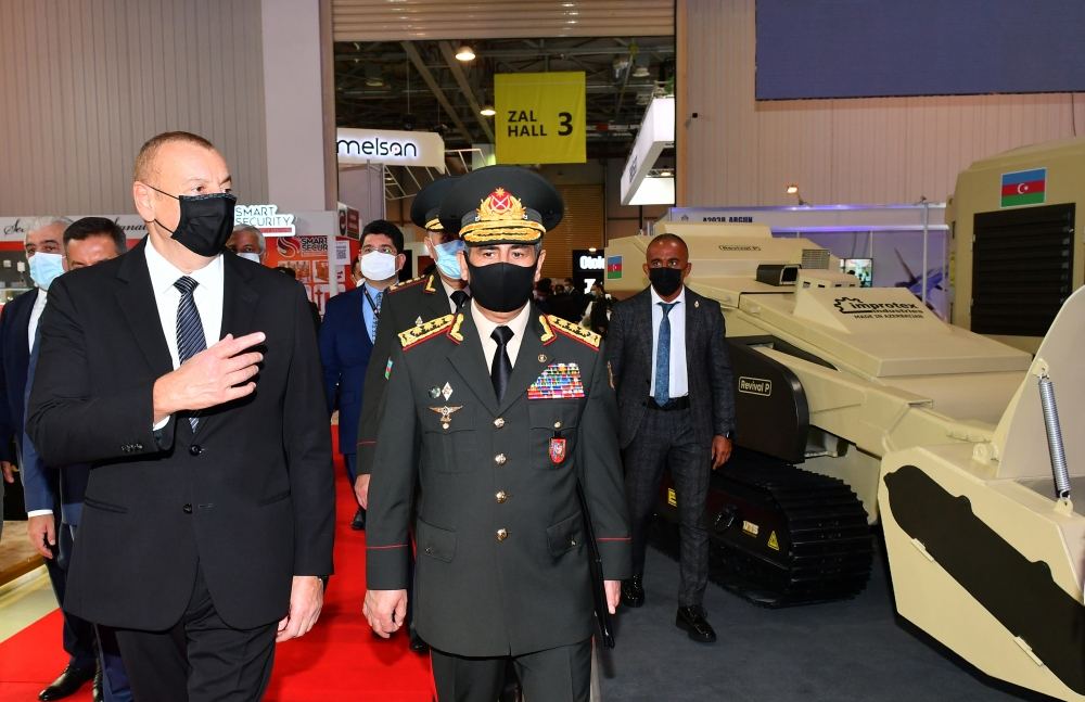President Ilham Aliyev views 4th “ADEX” and 13th “Securex Caspian” exhibitions (PHOTO/VIDEO)