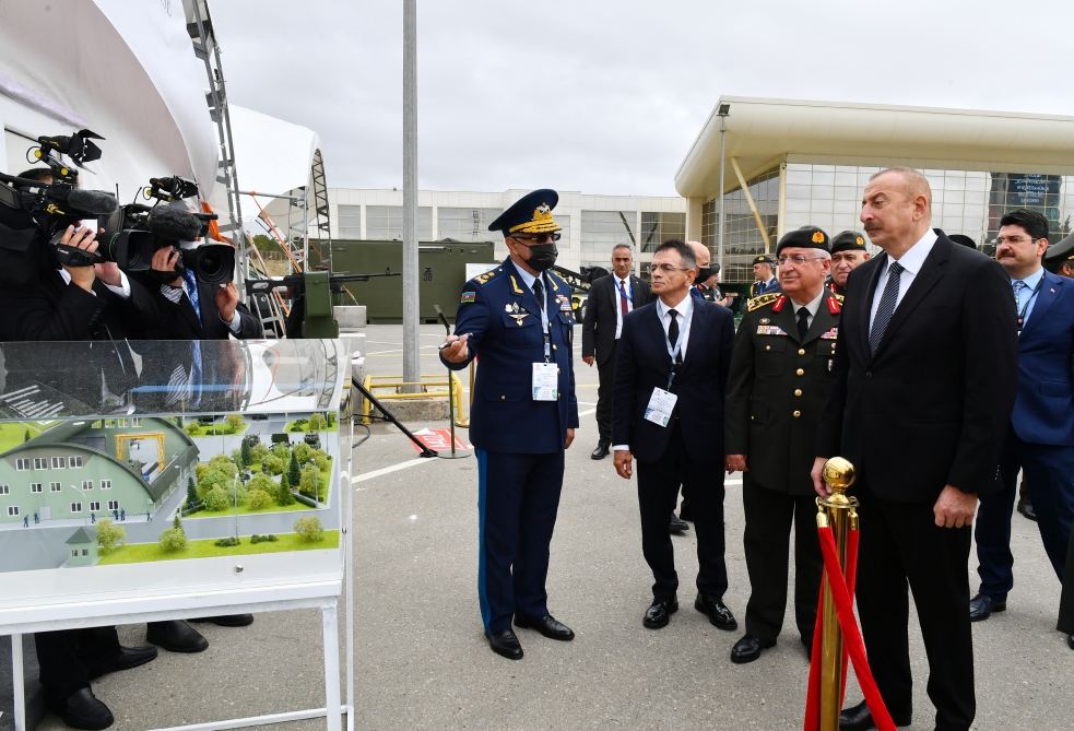 President Ilham Aliyev views 4th “ADEX” and 13th “Securex Caspian” exhibitions (PHOTO/VIDEO)