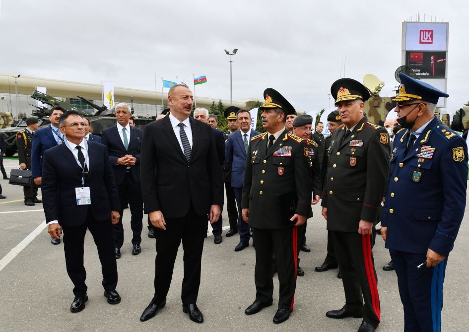 President Ilham Aliyev views 4th “ADEX” and 13th “Securex Caspian” exhibitions (PHOTO/VIDEO)
