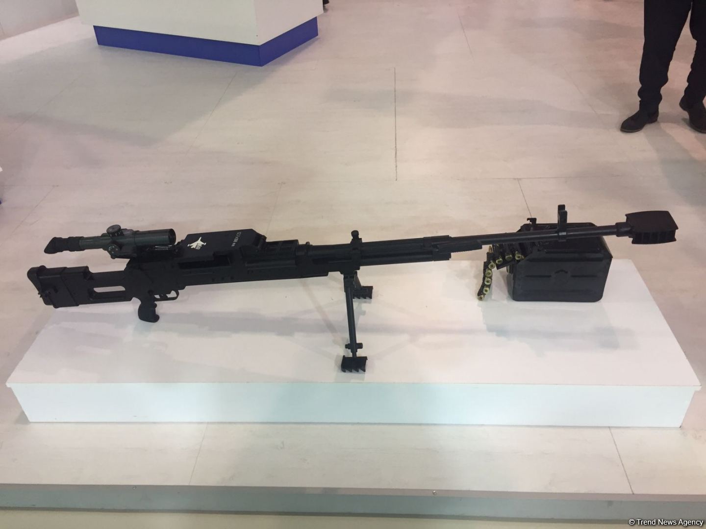 Azerbaijan showcases new homemade machine gun at ADEX-2022 (PHOTO)