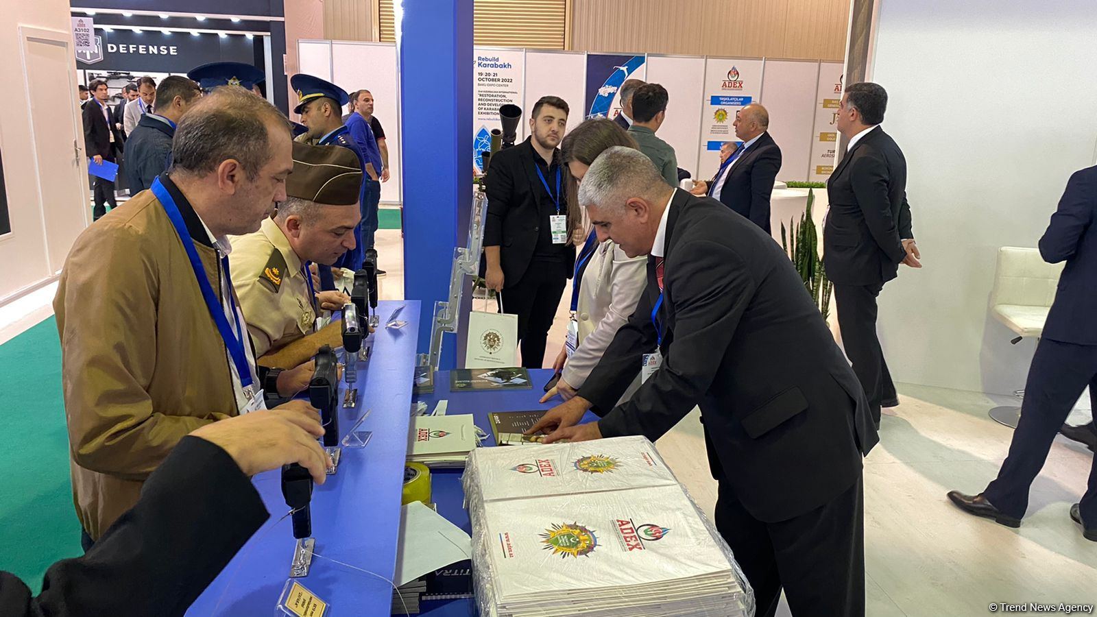 Stand of Azerbaijani ministry generates great interest at ADEX-2022 exhibition (PHOTO)