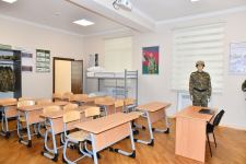 President Ilham Aliyev views conditions created at secondary school No35, new block of which was built in Baku's Nasimi district (PHOTO/VIDEO)
