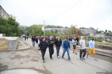 Foreigners witness consequences of Armenian vandalism in Azerbaijan's Shusha (PHOTO)