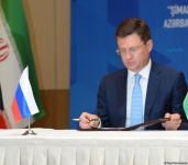 Signing ceremony of declaration on development of the North-South transport corridor held in Baku (PHOTO)