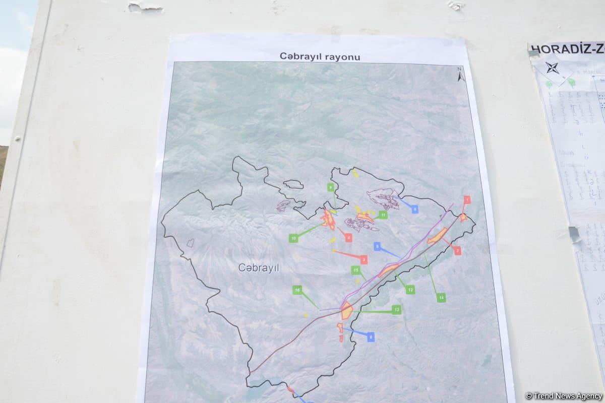 Foreign travelers view landmine clearing process in Azerbaijan's Jabrayil (PHOTO/VIDEO)