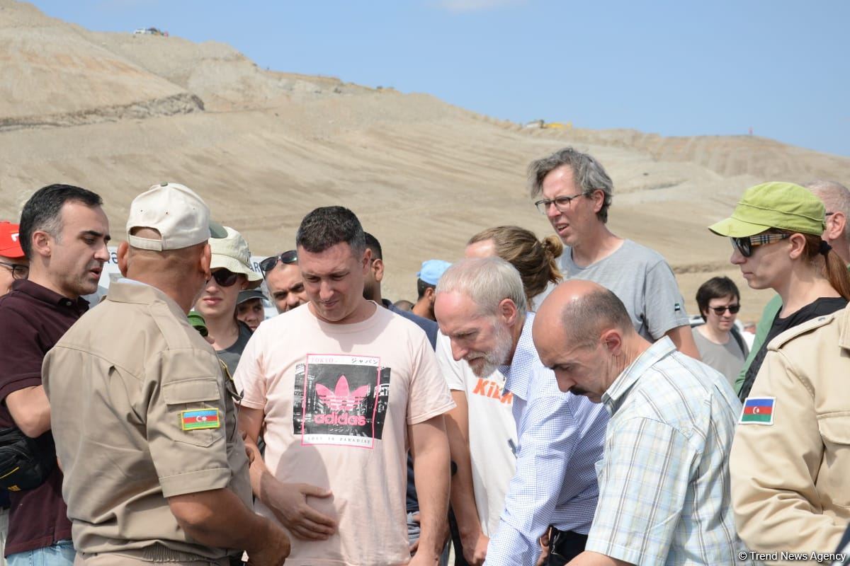 Foreign travelers view landmine clearing process in Azerbaijan's Jabrayil (PHOTO/VIDEO)