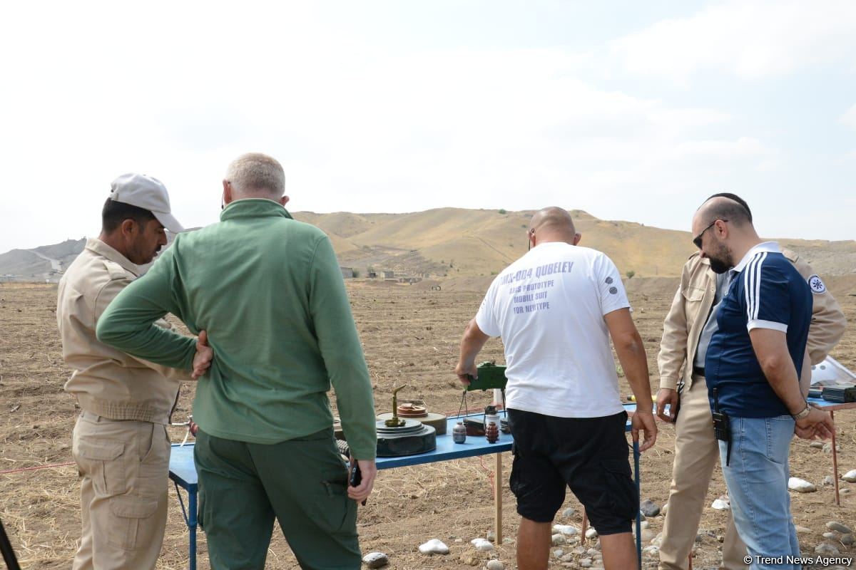 Foreign travelers view landmine clearing process in Azerbaijan's Jabrayil (PHOTO/VIDEO)