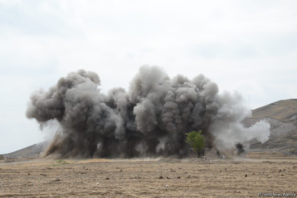 Foreign travelers view landmine clearing process in Azerbaijan's Jabrayil (PHOTO/VIDEO)