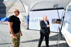 President Ilham Aliyev gets acquainted with tunnel under construction on Kalbajar-Lachin highway (PHOTO/VIDEO)