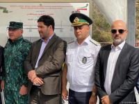 Groundbreaking ceremony of Aghband highway bridge takes place on Azerbaijan-Iran border (PHOTO)