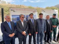 Groundbreaking ceremony of Aghband highway bridge takes place on Azerbaijan-Iran border (PHOTO)