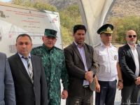 Groundbreaking ceremony of Aghband highway bridge takes place on Azerbaijan-Iran border (PHOTO)