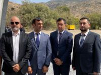 Groundbreaking ceremony of Aghband highway bridge takes place on Azerbaijan-Iran border (PHOTO)