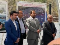 Groundbreaking ceremony of Aghband highway bridge takes place on Azerbaijan-Iran border (PHOTO)