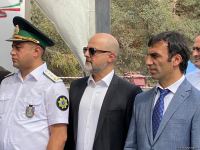 Groundbreaking ceremony of Aghband highway bridge takes place on Azerbaijan-Iran border (PHOTO)