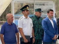 Groundbreaking ceremony of Aghband highway bridge takes place on Azerbaijan-Iran border (PHOTO)