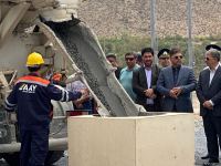 Groundbreaking ceremony of Aghband highway bridge takes place on Azerbaijan-Iran border (PHOTO)