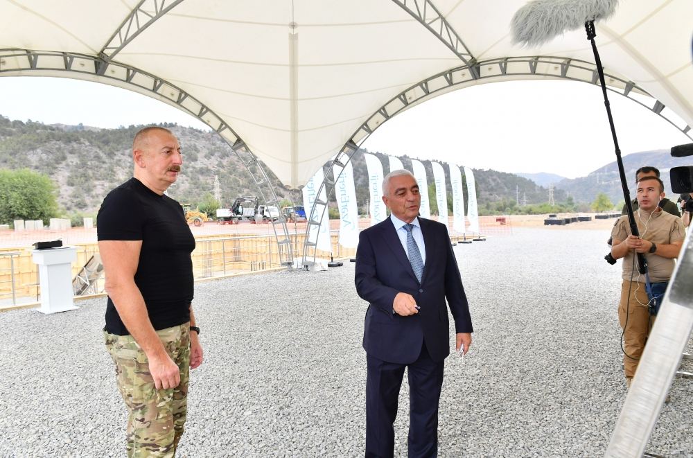 President Ilham Aliyev attends groundbreaking ceremony of “Lachin” Junction Substation (PHOTO/VIDEO)