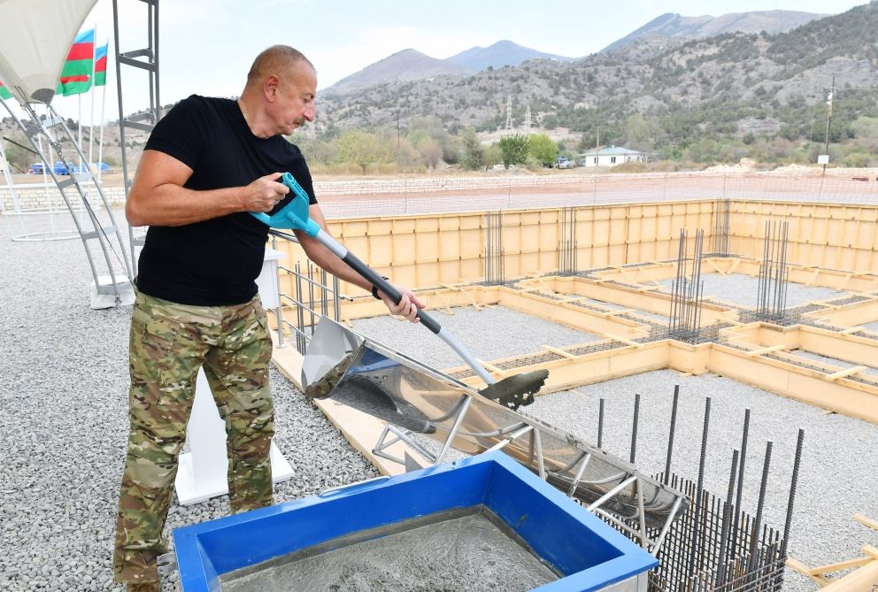 President Ilham Aliyev attends groundbreaking ceremony of “Lachin” Junction Substation (PHOTO/VIDEO)