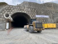 Entrance tunnel to Azerbaijan's Lachin International Airport under construction (PHOTO)