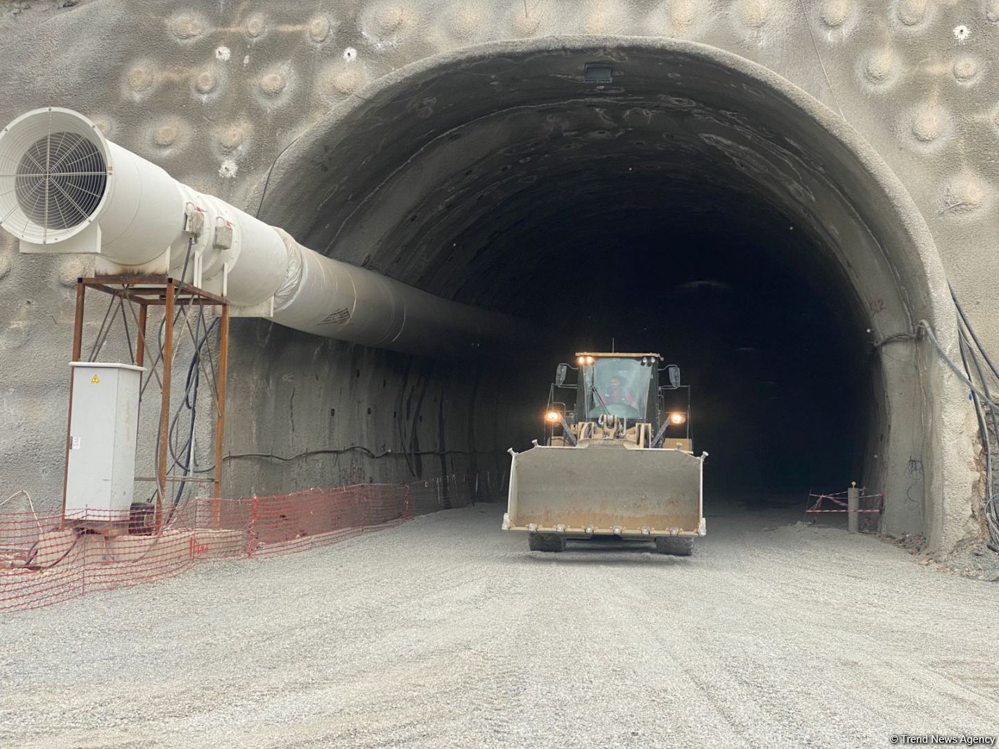 Entrance tunnel to Azerbaijan's Lachin International Airport under construction (PHOTO)