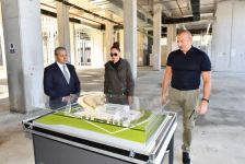 President Ilham Aliyev, First Lady Mehriban Aliyeva view progress of construction works at Shusha hotel and conference center (PHOTO/VIDEO)