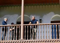 President Ilham Aliyev and First Lady Mehriban Aliyeva view progress of restoration work at Mehmandarovs' Estate Complex (PHOTO/VIDEO)