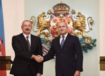 Azerbaijani, Bulgarian presidents make press statements (PHOTO)