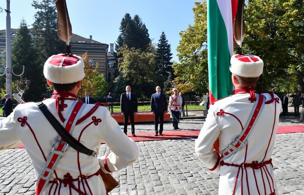Official welcome ceremony held for President Ilham Aliyev in Sofia (PHOTO/VIDEO)