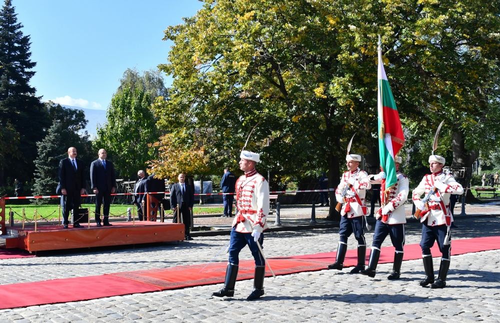Official welcome ceremony held for President Ilham Aliyev in Sofia (PHOTO/VIDEO)