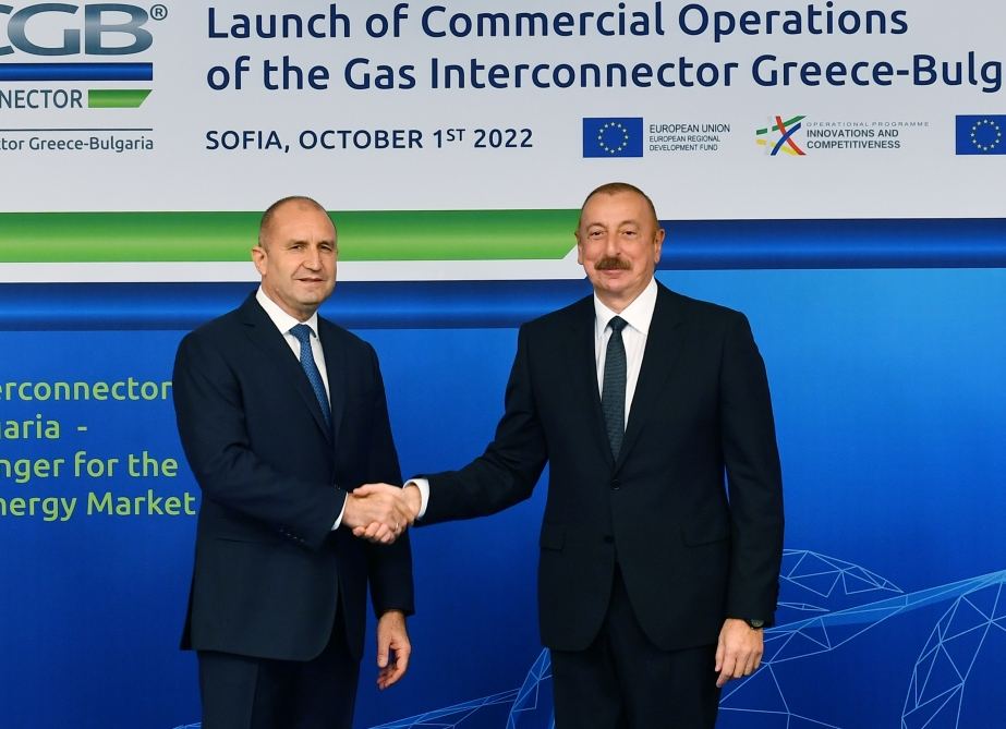 President Ilham Aliyev attends inauguration of Greece-Bulgaria Gas Interconnector in Sofia (PHOTO/VIDEO)