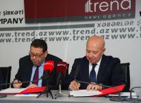 Trend, Turkish DHA news agencies sign agreements to launch new projects (PHOTO/VIDEO)