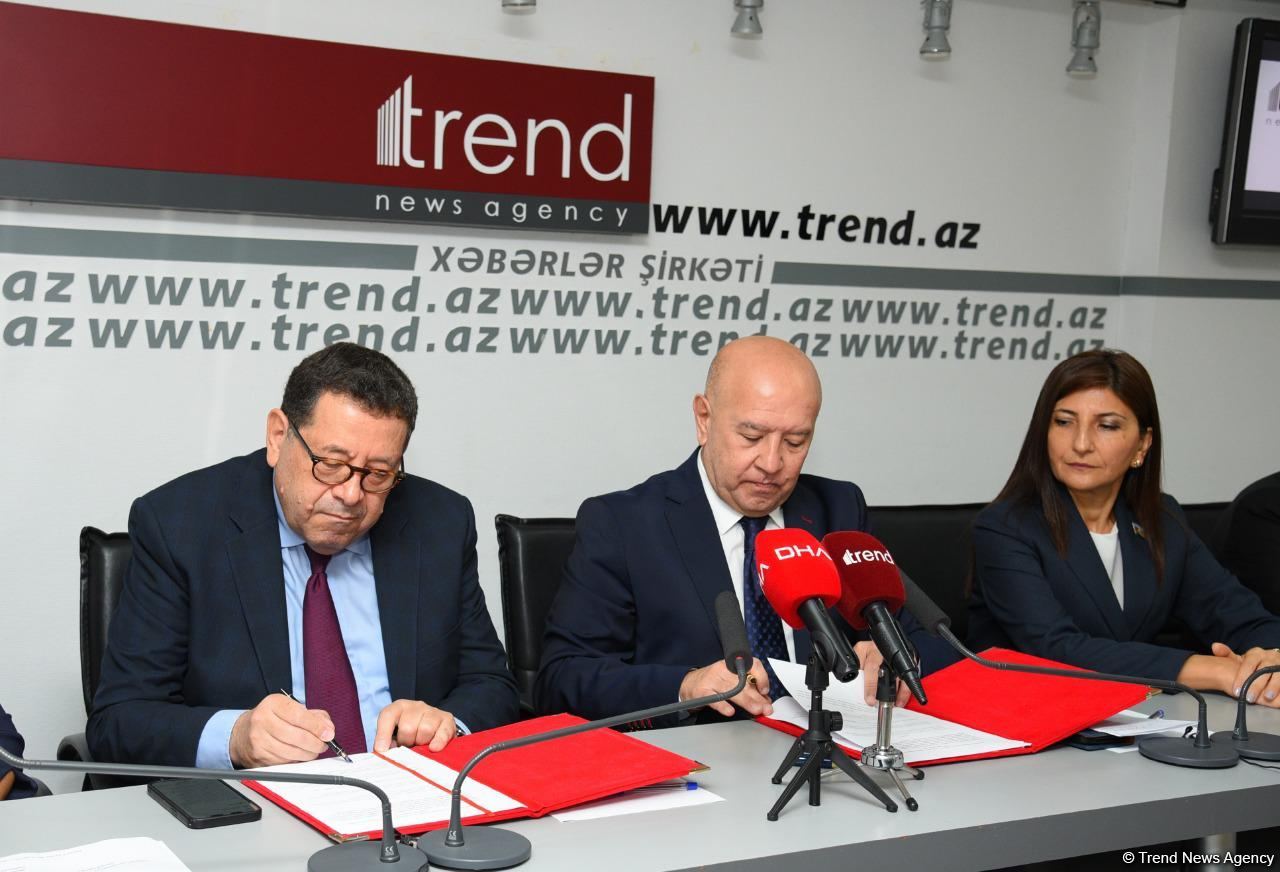 Trend, Turkish DHA news agencies sign agreements to launch new projects (PHOTO/VIDEO)