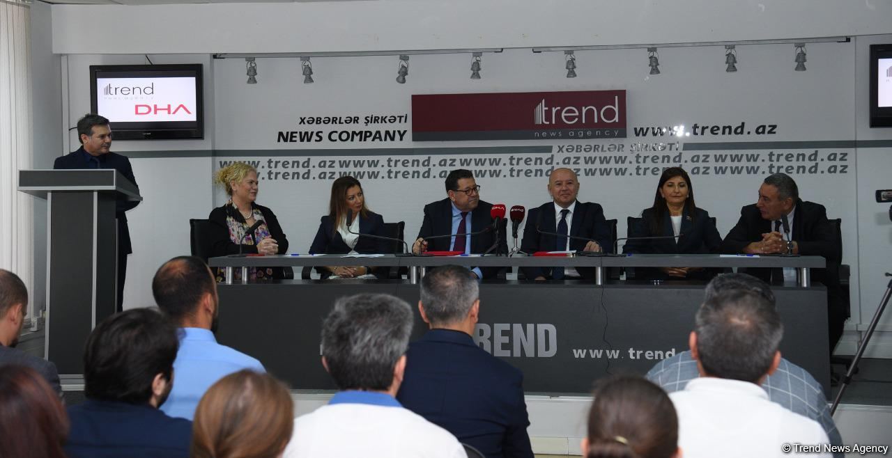 Trend, Turkish DHA news agencies sign agreements to launch new projects (PHOTO/VIDEO)