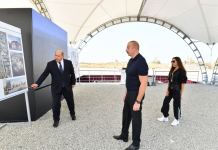 President Ilham Aliyev, First Lady Mehriban Aliyeva attend foundation laying ceremony for Kangarli village of Aghdam district (PHOTO/VIDEO)