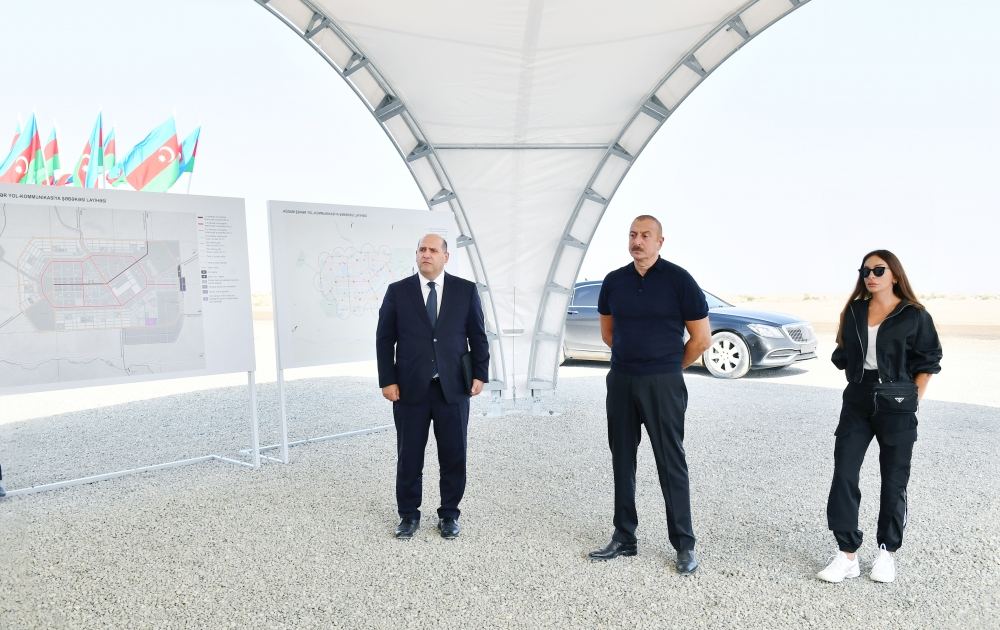 President Ilham Aliyev and First Lady Mehriban Aliyeva visit Aghdam district (PHOTO/VIDEO)