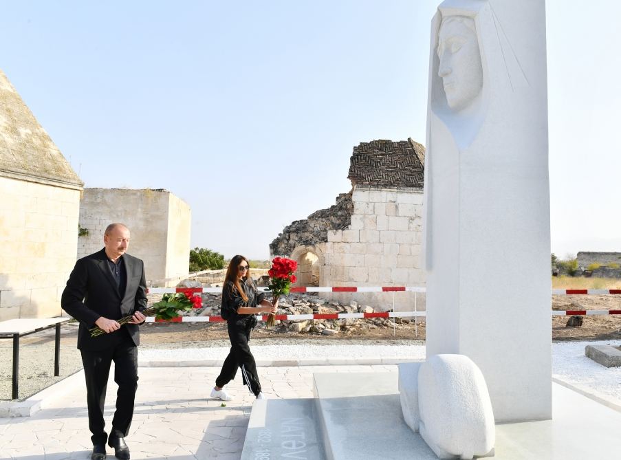 President Ilham Aliyev and First Lady Mehriban Aliyeva visit Aghdam district (PHOTO/VIDEO)
