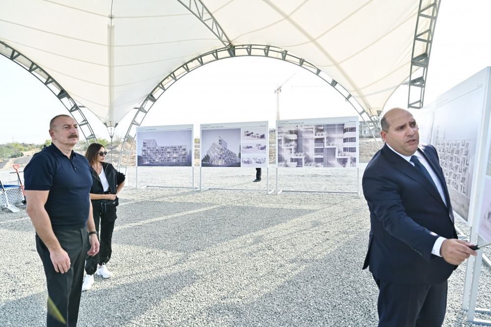 President Ilham Aliyev and First Lady Mehriban Aliyeva visit Aghdam district (PHOTO/VIDEO)