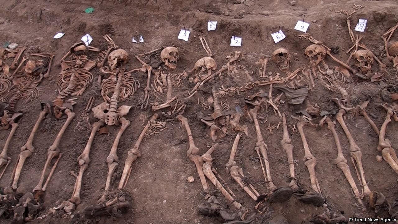Footage of mass burial in Khojavand demonstrates war crimes of Armenia (VIDEO)