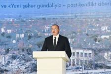 President Ilham Aliyev, First Lady Mehriban Aliyeva attend opening ceremony of Azerbaijan National Urban Planning Forum in Aghdam (PHOTO/VIDEO)
