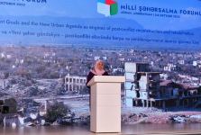 President Ilham Aliyev, First Lady Mehriban Aliyeva attend opening ceremony of Azerbaijan National Urban Planning Forum in Aghdam (PHOTO/VIDEO)