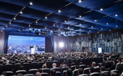 President Ilham Aliyev, First Lady Mehriban Aliyeva attend opening ceremony of Azerbaijan National Urban Planning Forum in Aghdam (PHOTO/VIDEO)