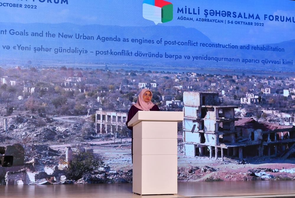 President Ilham Aliyev, First Lady Mehriban Aliyeva attend opening ceremony of Azerbaijan National Urban Planning Forum in Aghdam (PHOTO/VIDEO)
